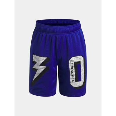 Under Armour Chlapčenské kraťasy Curry Boys Sig Short Modrá
