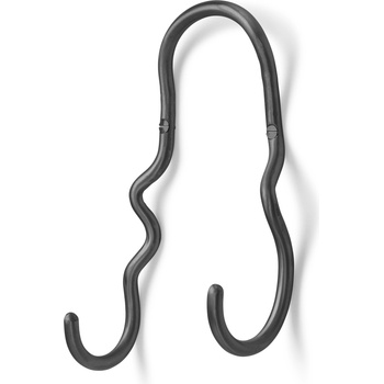 Ferm Living Закачалка Curvature двойна черно-месингова (1104263715)