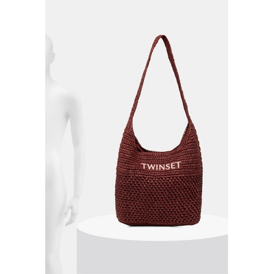 TWINSET плажна чанта дамска от сплетена материя (261TD8310)