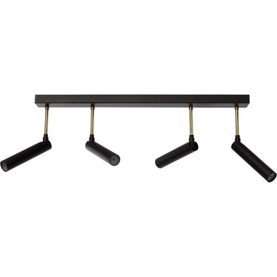 Kaspa Таванна или стенна лампа Lars 4 черно-златиста (50719405)