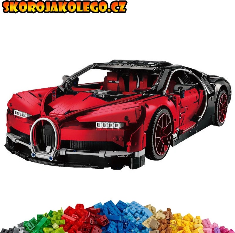 LEPIN Bugatti Chiron red 4031 ks Heureka.cz