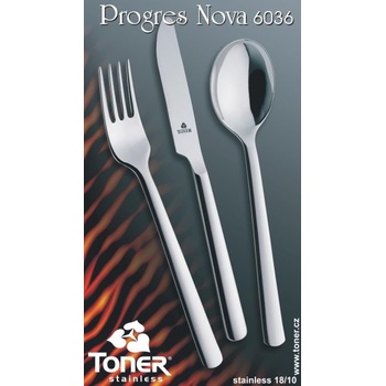 Toner Príbory jedálenská súprava sada Progres Nova 24 ks