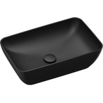 RAVAK Uni 50 R Slim 50x31 cm matt black (XJX0D150000)