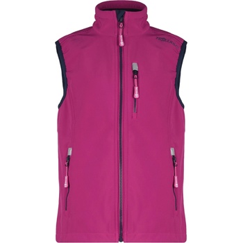 TROLLKIDS Детски софтшел елек Trollkids Kid's Trollfjord Vest Softshell vest - Fireberry / Navy - размер 128 (EU) (703-2694-0716)
