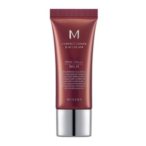Missha M Perfect Cover BB Cream SPF42/PA++ MINI - 21 Light Beige - BB крем MINI 20мл