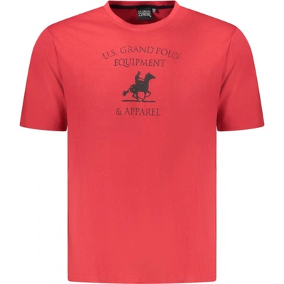 U. s. grand polo Тениска с къс ръкав за мъже us grand polo, Размер s, Цвят Червено (au02649_ro8rosso)