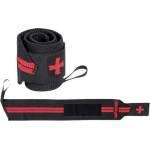Harbinger Накитници с палец / Wristwraps / Red Line - Black