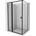 Mexen Mist T Кабина за душ лява 70 x 95 см, черна рамка, черна - 8A4T-070-095-70-70-L (8A4T-070-095-70-70-L)