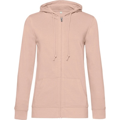 B&C Collection B&C INSPIRE ZIPPED HOOD WOMEN / Дамски суичър с качулка - светло розов S (01W36Bx5301)