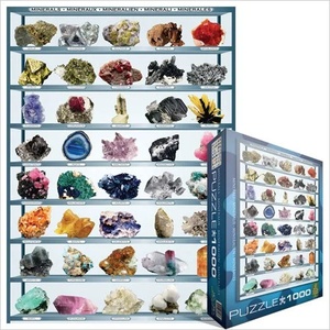 EUROGRAPHICS - Puzzle Rocks and minerals - 1 000 piese
