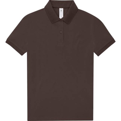 B&C Collection B&C MY POLO 210 / Дамска поло тениска от пике от тежък памук - цвят печено кафе XXL (01W463zk705)