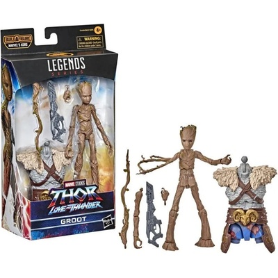 Hasbro Thor Love and Thunder Marvel Legends Series akční Marvel's Korg BAF #6 Groot 15 cm