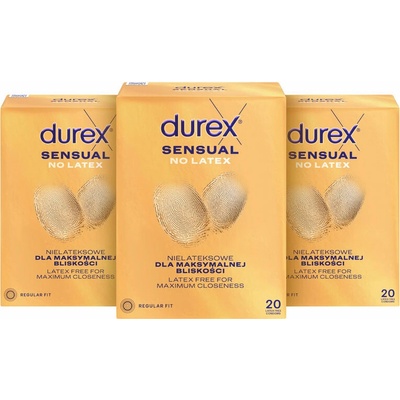 Durex Sensual No Latex 3 × 20 ks