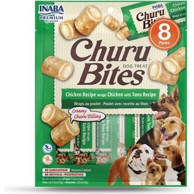 Churu Bites Pamlsok Inaba dog Kura s tuniakom 8 túb 96 g