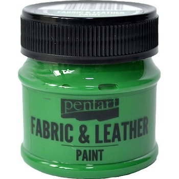 Farba na kožu a textil PENTART 50 ml zelená