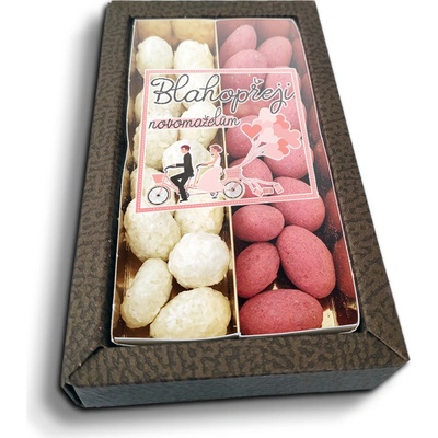 Sablio Mandle v čokoládě Blahopřeji novomanželům 2 x 80 g