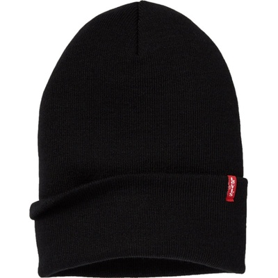 Levi's SLOUCHY RED TAB Beanie černá