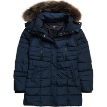 SUPERDRY LONGLINE GLACIER PARKA W5010327A98T tmavomodrá