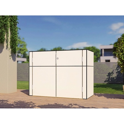 Bertilo HPL Sideboard 155 x 75 x 116 cm biela