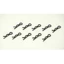 SWORKz ocelové sponky karoserie 1/10 černé 10 ks