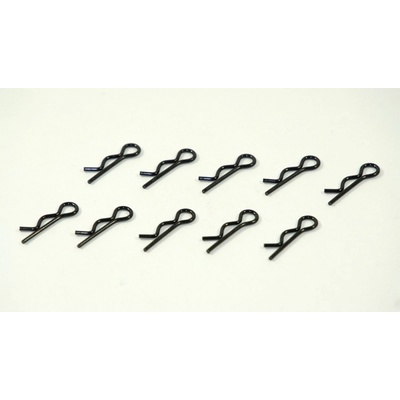 SWORKz ocelové sponky karoserie 1/10 černé 10 ks