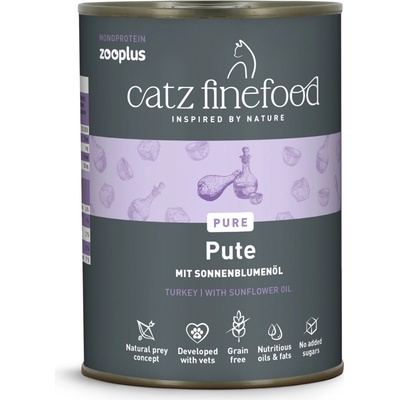 Catz Finefood Monoprotein zooplus krůtí 6 x 400 g