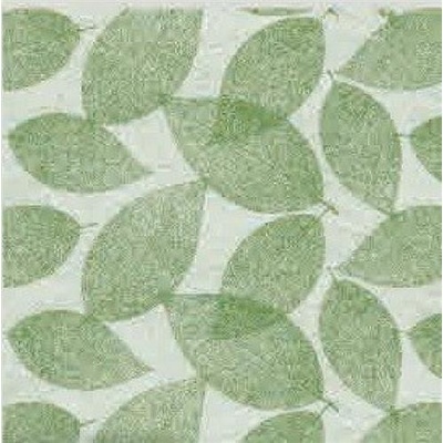 Obrus PVC 165C, metráž, 20 m x 140 cm, listy zelené na zelenom podklade, IMPOL TRADE