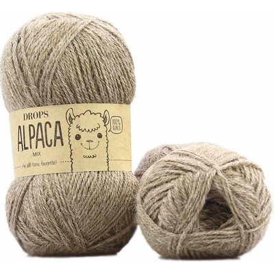 Drops Alpaca MIX 0618 nugátová
