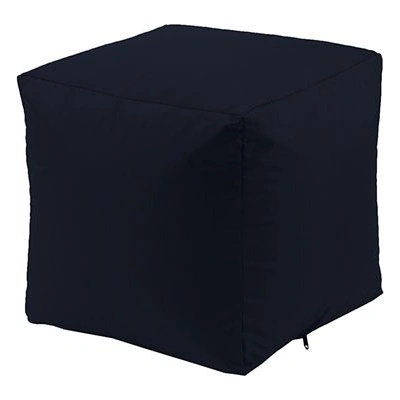 Pufrelax Пуф, 80л. , Табуретка Куб - Teteron Bluemarin, Перящ се калъф, Водоустойчив, Пълнеж от Полистиролни перли