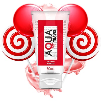 Aqua group - aqua quality - aqua travel Лубрикант aqua travel lollipop flavour waterbased lubricant - 50 ml
