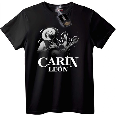 NOONEBRAND Тениска Carín León Музика - 6XL, White