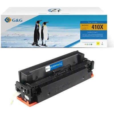 Compatible КАСЕТА ЗА HP Color LaserJet Pro M452 series/MFP M477 series - /410X/ - CF412X - Yellow - PN NT-PH412XY - G&G (100HPCF412X)