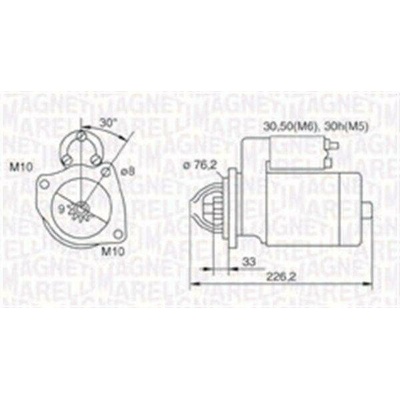Startér MAGNETI MARELLI 063721067010