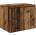 vidaXL Стенно Баня Кабинет Старо дърво 62, 5 x 44, 5 x 50 см (890480)