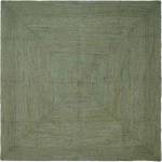 vidaXL Килим за площ Маслиненозелено 240 x 240 cm юта (42010463)