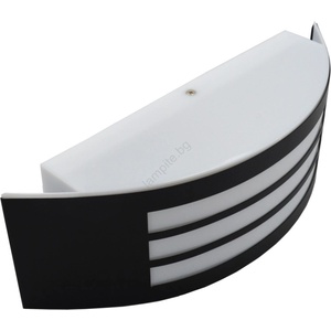 BOWI Външен стенен осветител OLIANA 1xE27/60W/230V IP44 черен (BW0446)