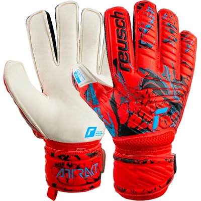 Reusch Вратарски ръкавици Reusch Adults Attrakt Grip 99 Goalkeeper Gloves - Brgt Red/Blu