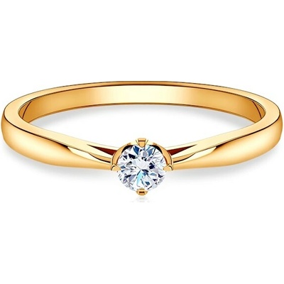 Savicki Zásnubní prsten žluté zlato diamant SAV MIN4 D2 ZZ