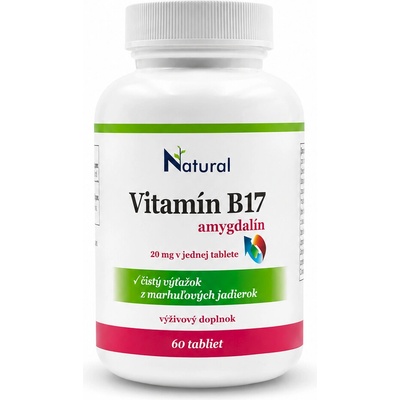 Natural Vitamín B17 Amygdalín 70 mg 60 tabliet