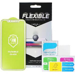 BestSuit Удароустойчив Протектор за iPhone 8/7 Plus, Bestsuit Flexible 5D Glass, Бял (5903396040450)