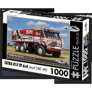 Retro cars - Puzzle TRUCK - Tatra 815 VE 6x6 „Ostrý-II (1982 - 1997) - 1 000 piese