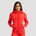 GymBeam Дамски суичър с цип Limitless Hot Red M