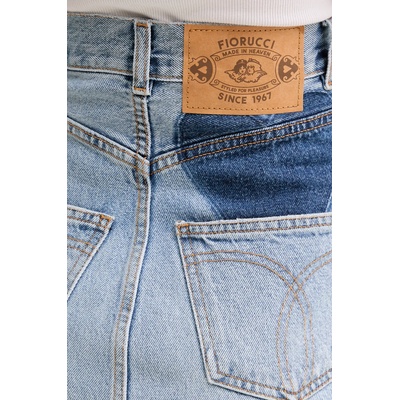Fiorucci Дънкова пола Fiorucci Faded Heart Pocket Denim Midi Skirt (W02SPDSK295DN01DN01)
