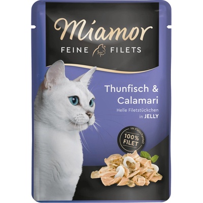 Miamor Fine Finest tuniak a kalamáre jelly 100 g