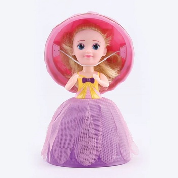 Кукла сладолед Мелба с четка - лилава + розово gelato