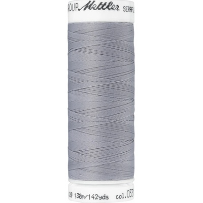 Elastická šicí nit PES - SERAFLEX METTLER (130m) barva 0331 - šedá
