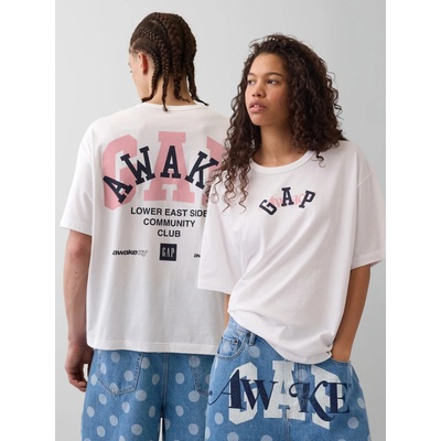 Gap Tričko s logem × Awake NY Unisex Bílá
