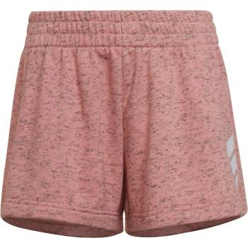 adidas Детски къси панталони Adidas 3 Bar Shorts Junior Girls - Mauve/White