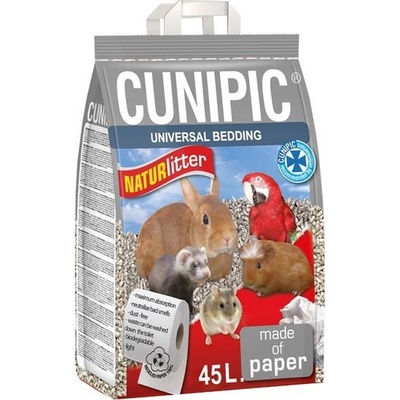 Cunipic Naturlitter paper Podestýlka hlod. 45 l