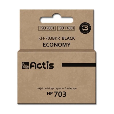 Actis Мастило Actis KH-703BKR (резервно HP 703 CD887AE, стандартно, 15 ml, черно) (KH-703BKR)